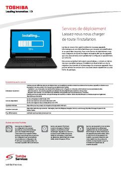 Services de déploiement - Toshiba