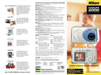 Brochure Nikon Coolpix 2000