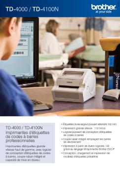 TD-4000 / TD-4100N - Brother