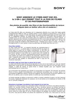 Fiche produit Sony : 52/1123689941152.pdf