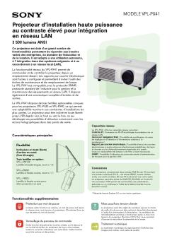 Fiche produit Sony : 06/1150907439806.pdf