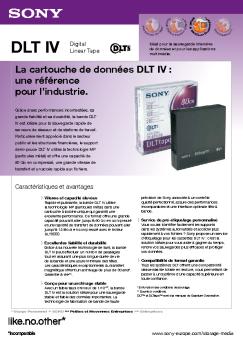 Fiche produit Sony : 88/1168443955088.pdf