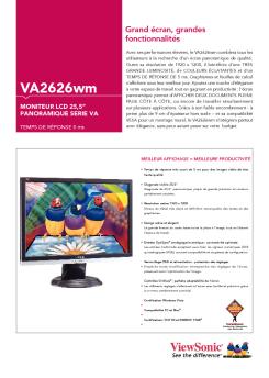 VA2626wm - ViewSonic