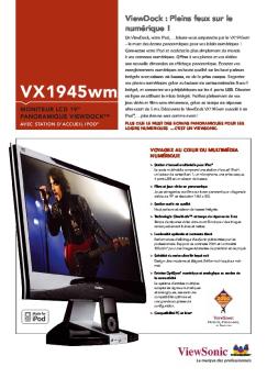 VX1945wm - ViewSonic®International Corporation