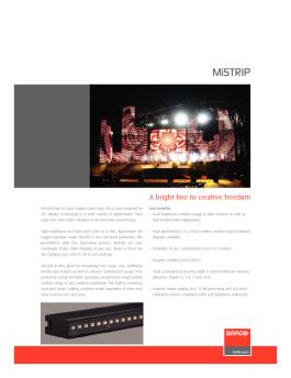 MiSTRIP Brochure (288.5 KB) - Sony