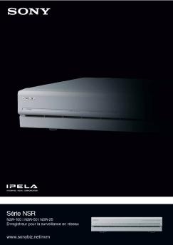 NSR-Series Brochure (728.4 KB) - Sony
