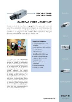 SSC-DC593P/598P Brochure (229.2 KB) - Sony