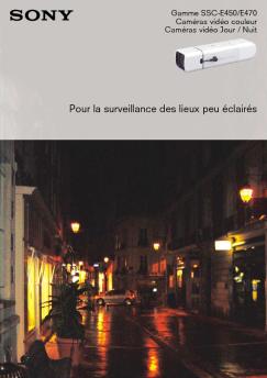 Pour la surveillance des lieux peu éclairés - Sony