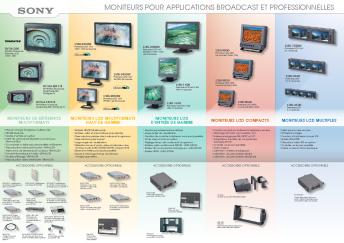 moniteurs pour applications broadcast et professionnelles - Sony
