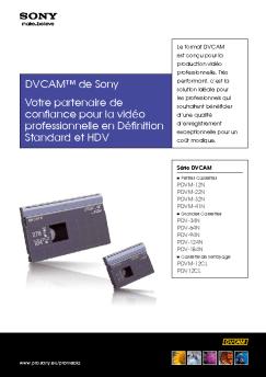 Fiche produit Sony : 90/1213190097690.pdf