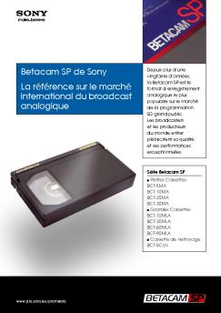 Fiche produit Sony : 83/1213709649883.pdf