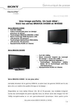 Fiche produit Sony : 61/1219306064961.pdf