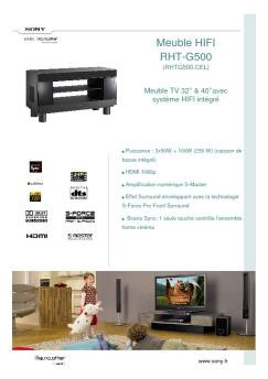 Fiche produit Sony : 49/1219306079549.pdf