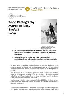 Communiqué de presse [PDF - 228 Ko] - Sony