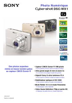 Fiche produit Sony : 10/1237475962110.pdf