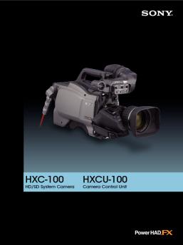 HXC-100 Brochure (3.2 MB) - Sony