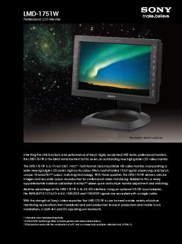Fiche produit Sony : 34/1237477762134.pdf