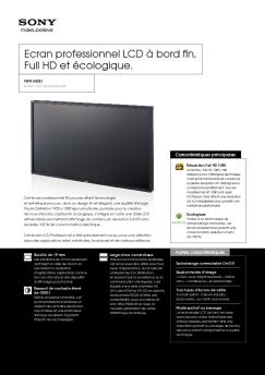 Fiche produit Sony : 66/1237477985166.pdf