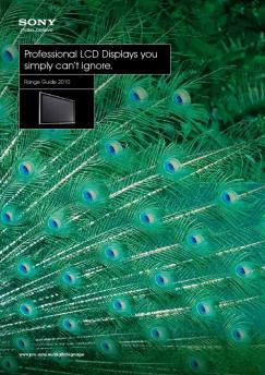 Professional LCD Displays you simply can't ignore - Sony