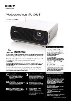Fiche produit Sony : 89/1237481198189.pdf