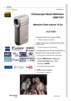 Fiche produit Sony : 27/1239029925427.pdf
