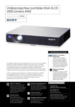 Fiche produit Sony : 74/1243238837674.pdf