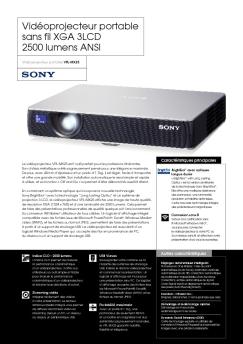 Fiche produit Sony : 87/1243238837687.pdf