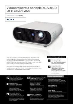 Fiche produit Sony : 40/1243238838040.pdf