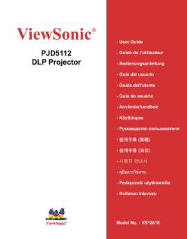 PJD5112 DLP Projector - ViewSonic