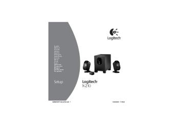 Logitech® X-210 Setup