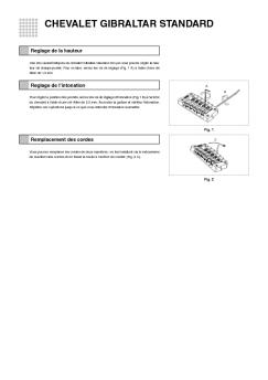chevalet gibraltar standard - Ibanez