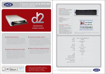 16x d2 double layer dvd Datasheet - Lacie