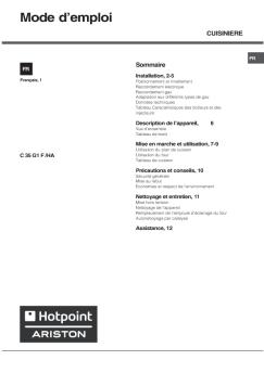 Mode d'emploi - Hotpoint
