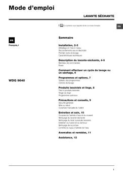 Mode d'emploi - Hotpoint.eu