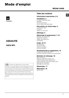 Mode d'emploi - Hotpoint.eu