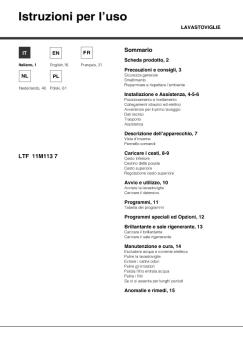 Istruzioni per l'uso - Hotpoint