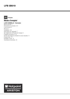 LFB 5B019 - Hotpoint