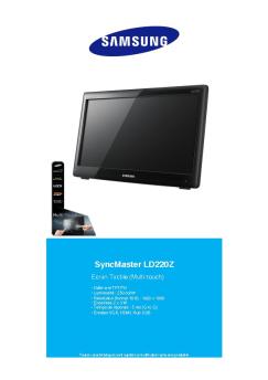 SyncMaster LD220Z