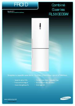 Combiné G series RL58GEGSW