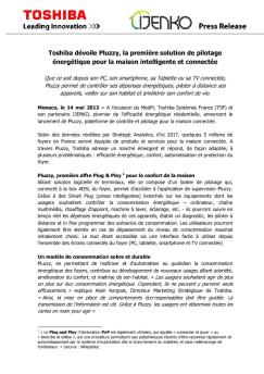 Toshiba dévoile Pluzzy