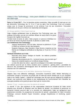 Valeo à Viva Technology : trois jours dédiés à l'innovation avec les ...