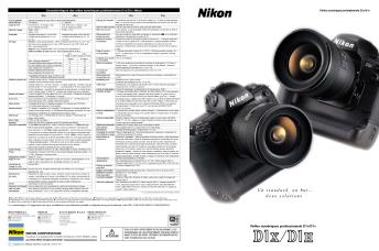 Brochure Nikon D1X – D1H - Nikon Passion