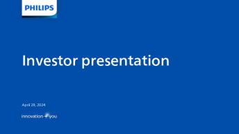 240410 Philips Investor Presentation