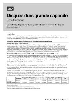 Large Capacity Drives Info Sheet