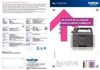 HL-3140CW leaflet_FR.indd - Brother