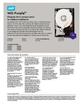 WD Purple Series Spec Sheet - Western Digital