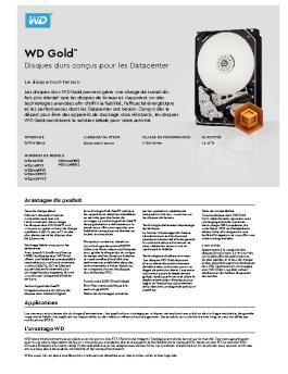WD Gold Enterprise-class Hard Drives Specification ... - Western Digital