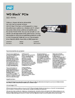 WD Black PCIe SSD
