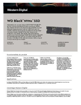 WD Black™ NVMe™ SSD Distribution Specification ... - Western Digital