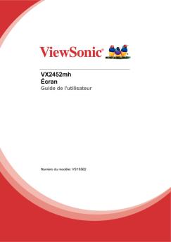 VX2452mh Écran - viewsonic logo